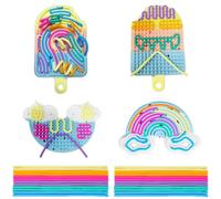 AIZHAZHA 2PCS Tablero de Actividad Sensorial, Fidget Toy para Ansiedad TDAH y Autismo Juguete Antiestres Niños y Adultos, Juguetes Sensoriales Doble Cara, Juegos Educativos Niños