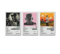 aizhimi Juego de 3 pósteres de Tyler The Creator Album Signature para pared, lienzo, póster decorativo estético, póster decorativo de 20 x 30 cm, 3 piezas, estilo 3