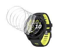 Aiziki Protector de pantalla de vidrio templado para Garmin Forerunner 70/170, protección contra impactos, antiarañazos, transparente HD, sin burbujas, [6 unidades] protectores de pantalla Garmin