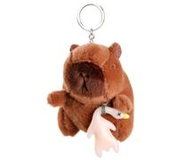 Aizuoni Llaveros Capibara,Muñeco De Peluche Capibara | Adorable Colgante Figura Con Gancho Para Mochila Para Niña En Escuela Pascua Cumpleaños Y Navidad