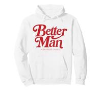 AJ Mclean Better Man White Sudadera con Capucha