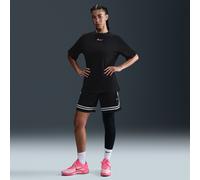 A'ja Wilson Mallas de baloncesto asimétricas de talle medio con una sola pernera - Mujer - Negro S (EU 36-38)