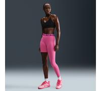 A'ja Wilson Mallas de baloncesto asimétricas de talle medio con una sola pernera - Mujer - Rosa XL (EU 48-50)