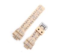 AJASMKLX 1 6mm Silica Gel Sports Race Watch Bands Impermeable Goma Deporte Silicona Correa de silicona Reloj Ajuste for Casio GA-100 GA-110 GD-120 DW5600(Camo 12)