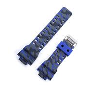 AJASMKLX 1 6mm Silica Gel Sports Race Watch Bands Impermeable Goma Deporte Silicona Correa de silicona Reloj Ajuste for Casio GA-100 GA-110 GD-120 DW5600(Camo 6)