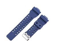 AJASMKLX 1 6mm Silica Gel Sports Race Watch Bands Impermeable Goma Deporte Silicona Correa de silicona Reloj Ajuste for Casio GA-100 GA-110 GD-120 DW5600(Deepblue)