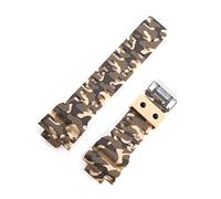 AJASMKLX 1 6mm Silica Gel Sports Race Watch Bands Impermeable Goma Deporte Silicona Correa de silicona Reloj Ajuste for Casio GA-100 GA-110 GD-120 DW5600(Camo 5)