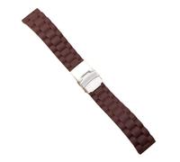 AJASMKLX 16 18 Mm 20 Mm 22 Mm 24 Mm Correa De Silicona Fit For Huawei/Fit For Withings/Fit For Samsung Fit For Galaxy/Fit For Gear S3/Bip Smart Watch Pulsera De Repuesto(A3 COFFEE,24mm)