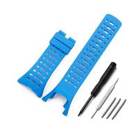 AJASMKLX Accesorios de reloj for hombre, cinta impermeable for deportes al aire libre, apta for SUUNTO, apta for Ambit1 2 3P, apta for SPORT RUN, correa de reloj for correa de goma negra fresca(Blue)