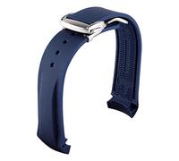 AJASMKLX Banda De Reloj De Goma De Silicona for Extremo Curvado De 21 Mm Ajuste For Huawei Gt2 Ajuste For Huawey Fit For Samsung Watch 3 Fit For Galaxy S3 S4 Ajuste For Honor Magic Watch 2 Fit For Ama