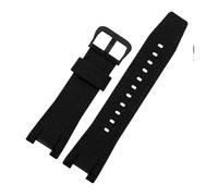 AJASMKLX Correa de cuero apta for GST-S100g / S110 / S130l / W100G / W110 / 210B / 400G / 410 / B100 / W300, accesorios de pulsera 26x14mm(Black Nylon,26x14 Black)