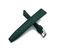 AJASMKLX Correa de goma de 20mm y 22mm for reloj Seiko SRP777J1, pulsera impermeable de buceo for hombre, accesorios for reloj(Green Old)