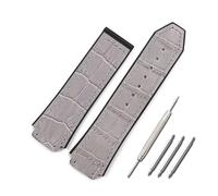 AJASMKLX Correa de reloj for hombre, accesorios de reloj, correa de cuero de 19mm x 25mm, apta for HUBLOT serie big bang, correa de goma deportiva impermeable for mujer(Style 7)