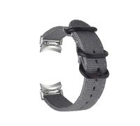 AJASMKLX Correa sin huecos apta for Samsung Galaxy Watch 6 Classic 43mm 47mm 6 5 4 44mm 40mm Correa de nailon apta for 4 Classic 42 46mm 5Pro 45mm pulsera(Grey-S,Galaxy Watch 5 Pro)