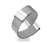 AJASMKLX Doble la banda de reloj de acero inoxidable de acero inoxidable Fit for Huawei Watch Fit for Honor S1 Fit SmartWatch Milanese Reemplazo de la muñeca Ajuste for TicWatch C2(4,For Huawei Watch)