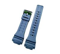 AJASMKLX Funda for correa de resina for hombre, accesorios for Casio AQ-S810 AEQ-110 MCW-200H, deportes, resistente al agua, pareja, azul, rojo, blanco(Dark blue)
