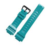 AJASMKLX Funda for correa de resina for hombre, accesorios for Casio AQ-S810 AEQ-110 MCW-200H, deportes, resistente al agua, pareja, azul, rojo, blanco(Bright blue)