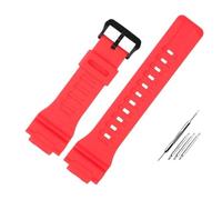 AJASMKLX Funda for correa de resina for hombre, accesorios for Casio AQ-S810 AEQ-110 MCW-200H, deportes, resistente al agua, pareja, azul, rojo, blanco(Dumb right red)
