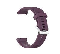 AJASMKLX Pulsera Fit for Garmin 245 Correa Botón oficial Silicone Watch Band Sports Strap Fit for Forerunner 245m / 645 / Vivoactive3 / Vivomove HR(3,20mm Universal)