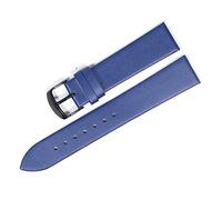 AJASMKLX RETRAJE REATRO 18 mm 20 mm 22 mm Fino de reloj suave Correa de correa adecuada for un ajuste adecuado for DW Reloj Galaxy Watch Gear S3(Blue Black,12mm)