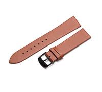 AJASMKLX RETRAJE REATRO 18 mm 20 mm 22 mm Fino de reloj suave Correa de correa adecuada for un ajuste adecuado for DW Reloj Galaxy Watch Gear S3(Light Brown Black,16mm)