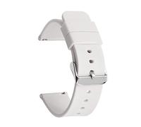 AJASMKLX Sport Silicone Strap Strap Wnist Bracelet Fit For Samsung Fit for Galaxy Fit for Active 2 Fit for Huawei GT 2E Fit For Quartz Fit For Business Watch 14 16 18 20 mm 22 mm 24 mm de 24 mm(White0