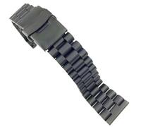 AJASMKLX WatchBand Watch 42 46 mm Fit for Huawei Watch GT2 Pace de bip ajuste for motor 360 Corcha de acero inoxidable 18 mm 24 mm 22 mm 20 mm Fit for Samsung Fit for Galaxy(Schwarz,22mm)