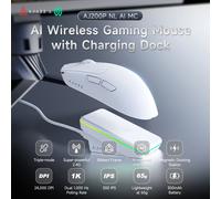 AJAZZ AJ200P NL AI MC/AJ200 NL AI MC Ratón Inalámbrico Inteligente para Juegos NearLink, Interacción Inteligente con IA Integrada, Conexión de Tres Modos (2.4G/Cableado/Bluetooth), Batería Integrada A
