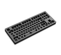 AJAZZ AKC087 Kit de Teclado mecánico DIY, conexión trimodal, Base de Metal Multicapa, 75% diseño Compacto de 87 Teclas, TKL, Intercambiable en Caliente Compatible con Interruptor Gateron/Cherry/Kailh