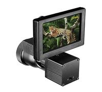AJDGL Visión Nocturna HD 1080P Pantalla de 4.3 Pulgadas Cámaras de Video de Alcance siamés Iluminador infrarrojo Mira telescópica Caza óptica para observación Nocturna