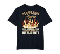 Ajedrecista No Pasa Nada Si No Te Gusta El Ajedrez Camiseta, Hombre Tallas Grandes, Negro, 5X Alto