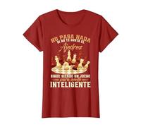 Ajedrecista No Pasa Nada Si No Te Gusta El Ajedrez Camiseta, Mujer, Arándano, S
