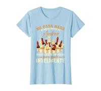 Ajedrecista No Pasa Nada Si No Te Gusta El Ajedrez Camiseta, Mujer, Azul Bebé, XXL