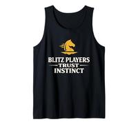 Ajedrez Blitz Jugador Velocidad Ajedrez Reloj Ajedrez Jugar AJ Camiseta sin Mangas