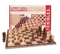 Ajedrez Damas Backgammon FSC100%
