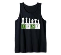 Ajedrez deletrez con elementos de tabla periódica Ciencia divertida Camiseta sin Mangas