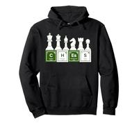 Ajedrez deletrez con elementos de tabla periódica Ciencia divertida Sudadera con Capucha
