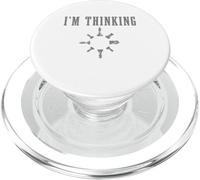 Ajedrez Estoy Pensando: Divertido Jugador de ajedrez PopSockets PopGrip para MagSafe