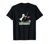 Ajedrez Fútbol Tackle Peón vs Rey Estrategia Humor Camiseta