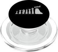 Ajedrez Gato Peón Miau Divertido Jugador de ajed PopSockets PopGrip para MagSafe