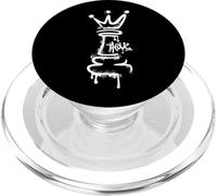 Ajedrez Graffiti Rey Ajedrecista Club Símbolo Logo PopSockets PopGrip para MagSafe