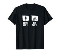 Ajedrez Jugador Tu Esposa Mi Esposa Esposo Divertido Ajedrez Camiseta