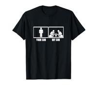 Ajedrez Jugador Tu Hijo Mi Hijo Papá Mamá Divertido AJ Camiseta
