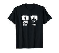 Ajedrez Jugador Tu Mamá Mi Mamá Hijo Hijo Divertido A Camiseta