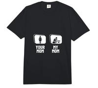 Ajedrez Jugador Tu Mamá Mi Mamá Hijo Hijo Divertido A Comfort Colors Adult Heavyweight T-Shirt