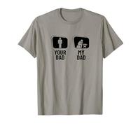 Ajedrez Jugador Tu Papá Mi Papá Hijo Hijo Divertido Ajed Camiseta