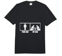 Ajedrez Jugador Tu Papá Mi Papá Hijo Hijo Divertido Ajed Comfort Colors Adult Heavyweight T-Shirt
