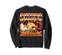 Ajedrez Maestro Dios Satán Diablo 90s Estilo Bootleg Sudadera