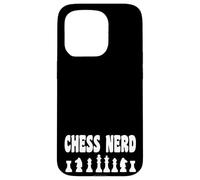 Ajedrez Nerd Juego Deporte Reina Obispo Jaque Mate Torneo Carcasa para iPhone 15 Pro