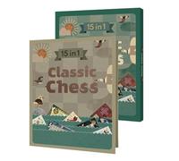 Ajedrez para principiantes, Libro de notación de ajedrez | Juego de ajedrez magnético educativo | Actividades familiares, manualidades y juegos para niños, adultos, viajes, hogar, escuela, fiesta, hog